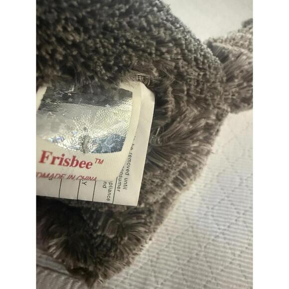 TY Beanie Baby Frisbee 2001 Gray Dog With Covered Tag Plush Toy. New. - Picture 6 of 6